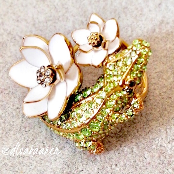 Kate spade “Swamped” Alligator & Flowers Ring - Picture 7 of 8